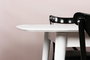 Hanah Home Retro 1193 Mesa de Comedor Extensible Blanca